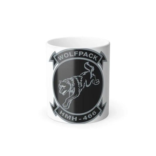 HMH 466 Wolfpack (USMC) Color Changing Coffee Mug 11oz - Go Mug Yourself