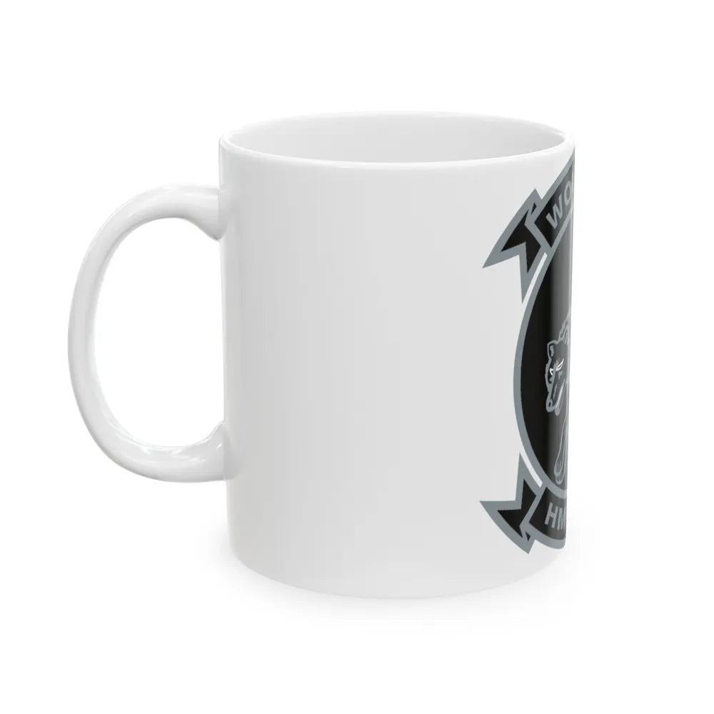 HMH 466 Wolfpack (USMC) White Coffee Mug-Go Mug Yourself