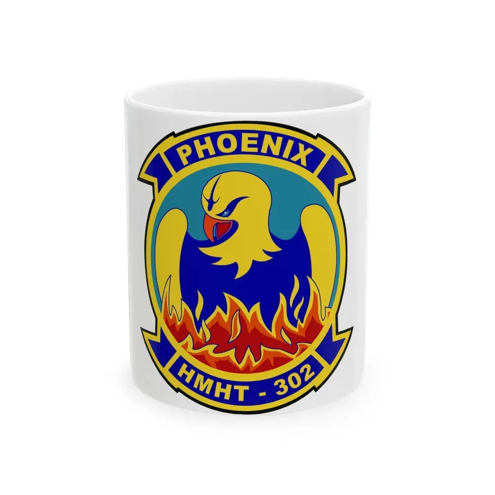 HMHT 302 (USMC) White Coffee Mug 11oz - Go Mug Yourself
