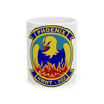 HMHT 302 (USMC) White Coffee Mug 11oz - Go Mug Yourself