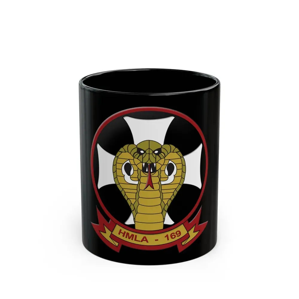 HMLA 169 Vipers (USMC) Black Coffee Mug 11oz - Go Mug Yourself