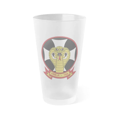 HMLA 169 Vipers (USMC) Frosted Pint Glass 16oz Default Title - Go Mug Yourself