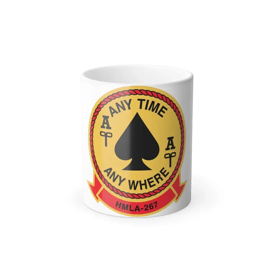 HMLA 267 Any Time Any Where (USMC) Color Changing Coffee Mug 11oz - Go Mug Yourself