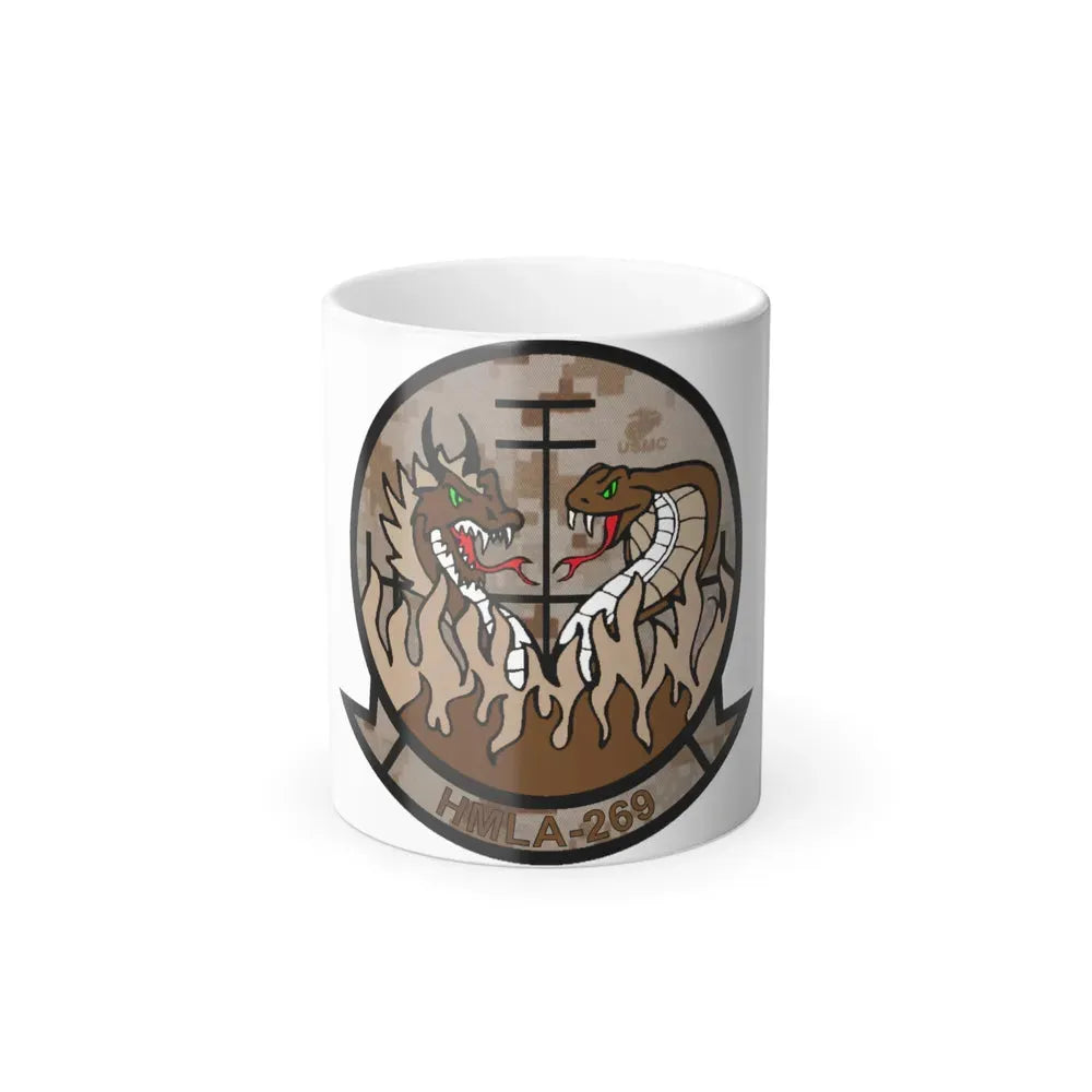 HMLA 269 Desert (USMC) Color Changing Coffee Mug 11oz - Go Mug Yourself