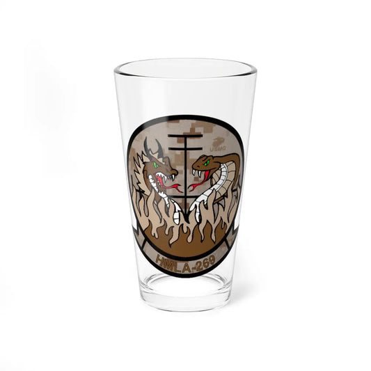 HMLA 269 Desert (USMC) Pint Glass 16oz-16oz-Go Mug Yourself