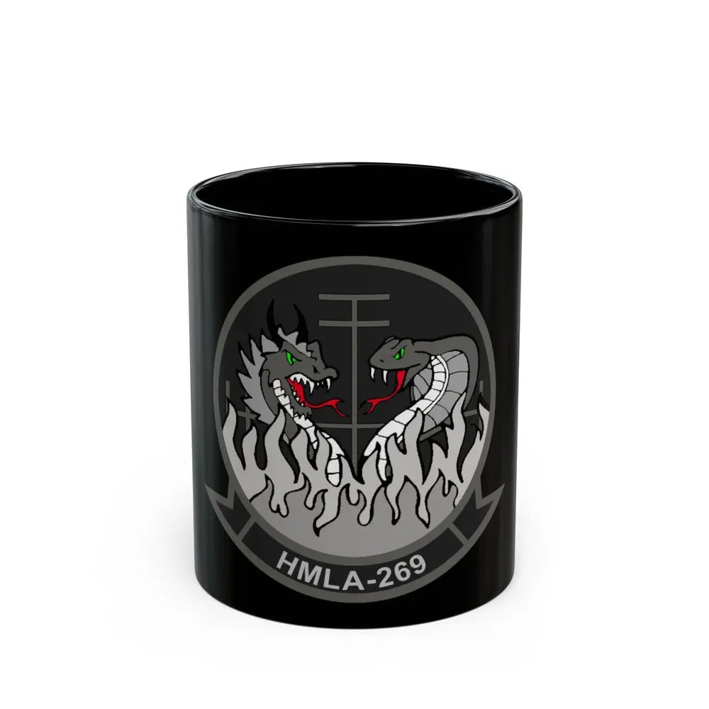 HMLA 269 (USMC) Black Coffee Mug 11oz - Go Mug Yourself