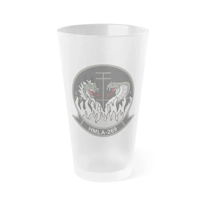 HMLA 269 (USMC) Frosted Pint Glass 16oz Default Title - Go Mug Yourself