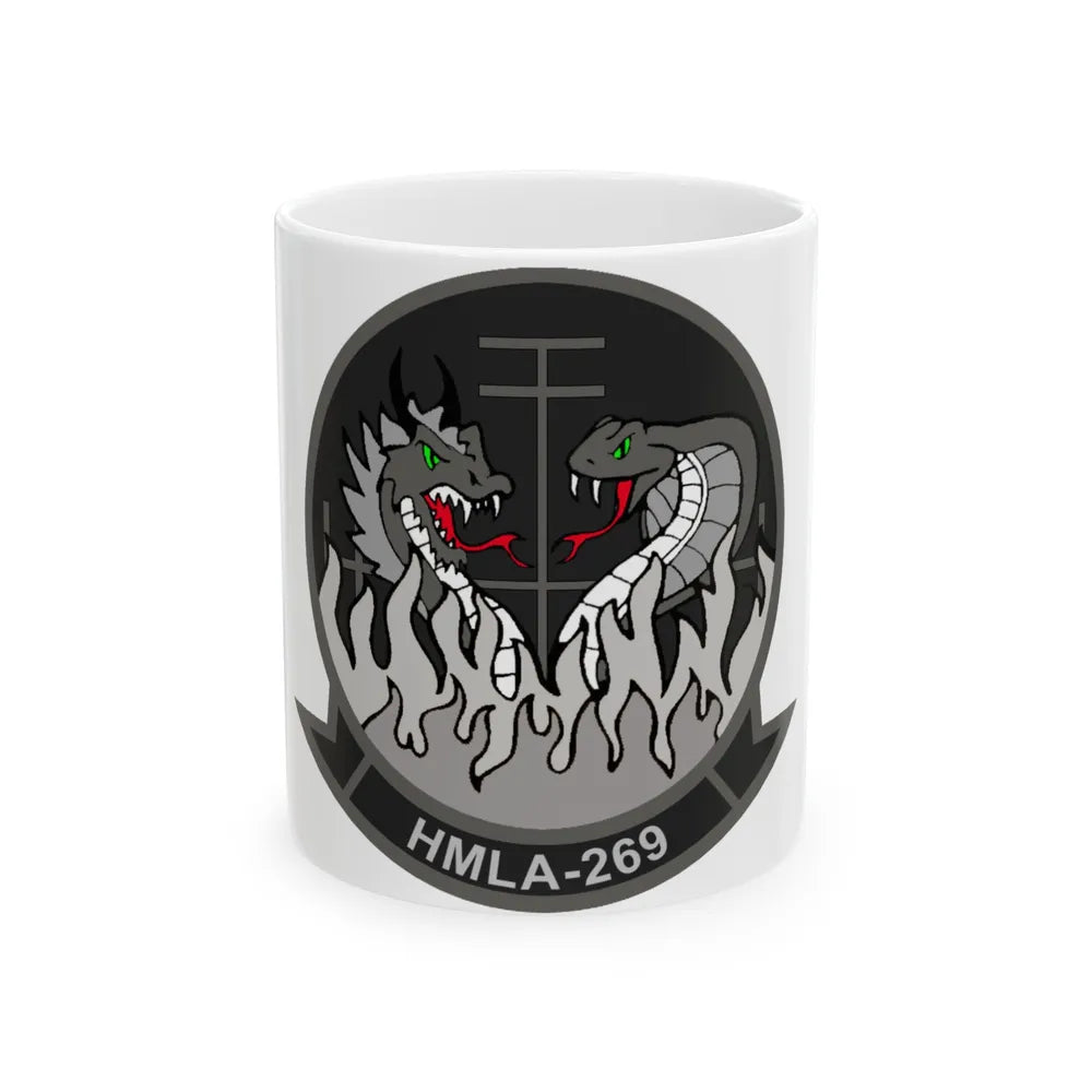 HMLA 269 (USMC) White Coffee Mug-11oz-Go Mug Yourself