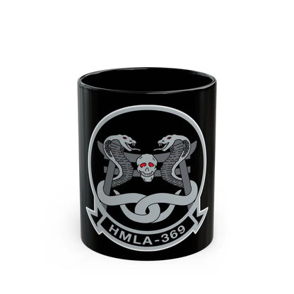 HMLA 369 (USMC) Black Coffee Mug-11oz-Go Mug Yourself