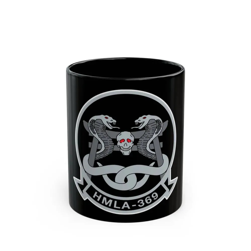 HMLA 369 (USMC) Black Coffee Mug 11oz - Go Mug Yourself