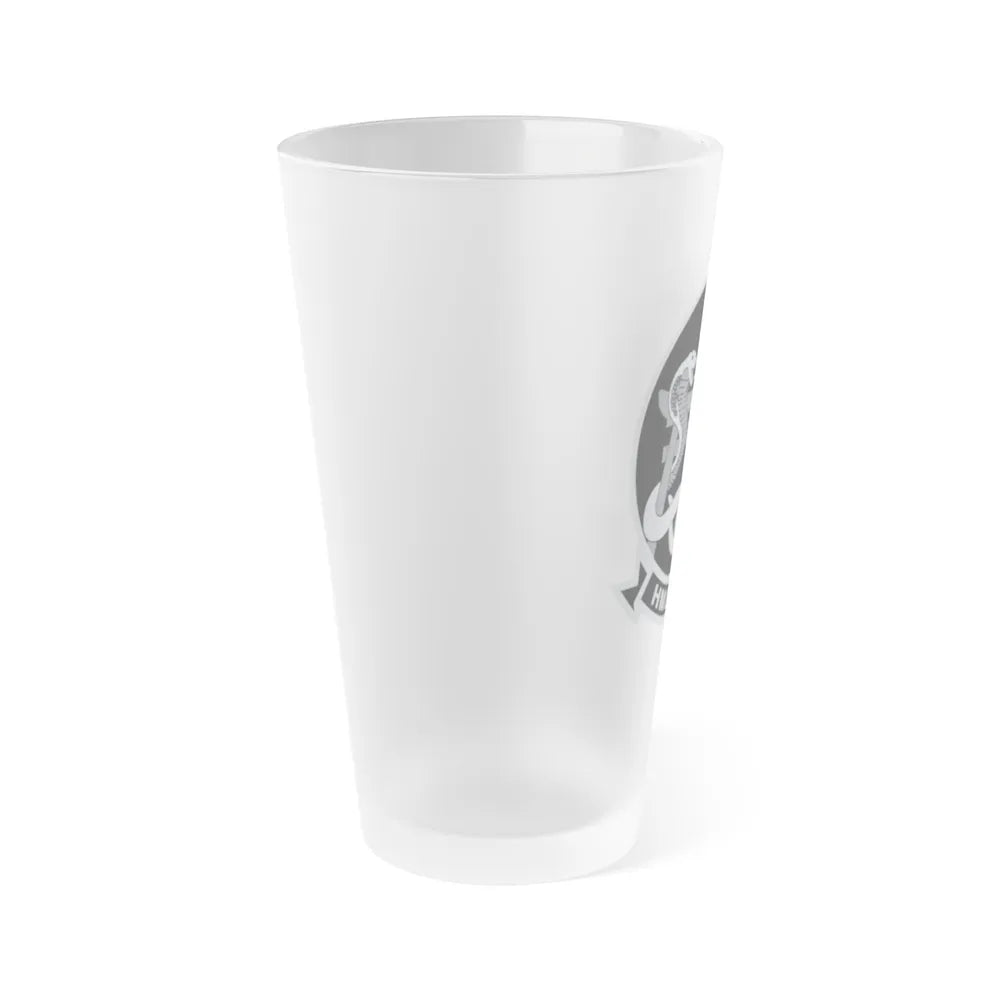 HMLA 369 (USMC) Frosted Pint Glass 16oz-Go Mug Yourself