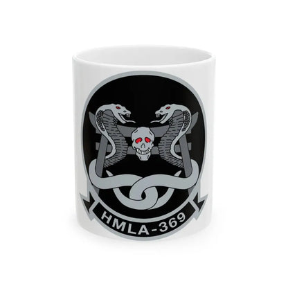 HMLA 369 (USMC) White Coffee Mug 11oz - Go Mug Yourself
