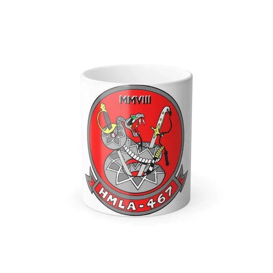 HMLA 467 (USMC) Color Changing Coffee Mug 11oz - Go Mug Yourself