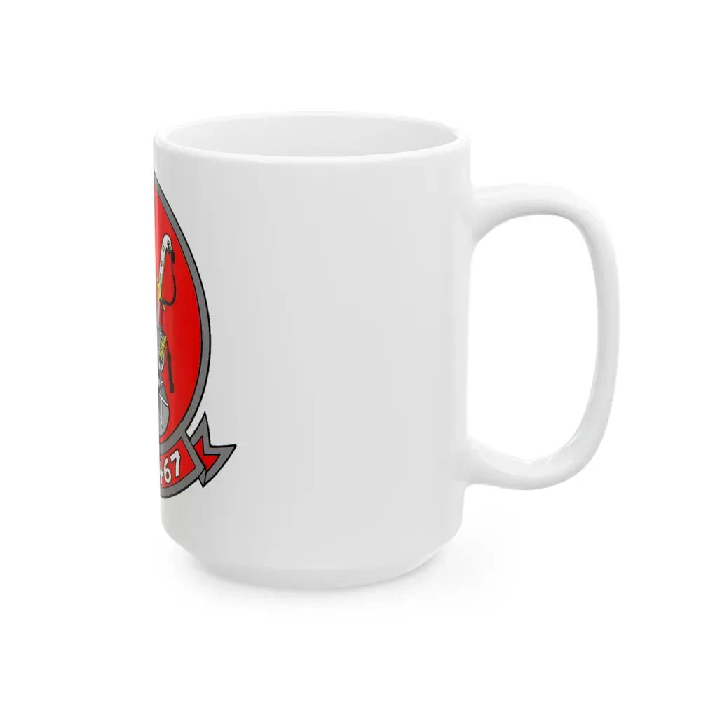 HMLA 467 (USMC) White Coffee Mug - Go Mug Yourself
