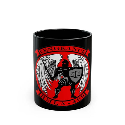 HMLA 469 Vengeance (USMC) Black Coffee Mug-11oz-Go Mug Yourself