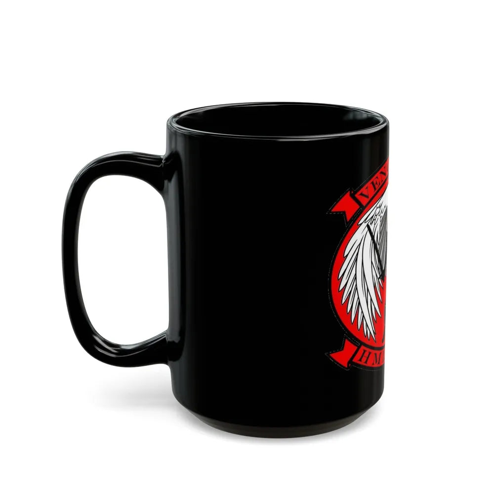 HMLA 469 Vengeance (USMC) Black Coffee Mug-Go Mug Yourself