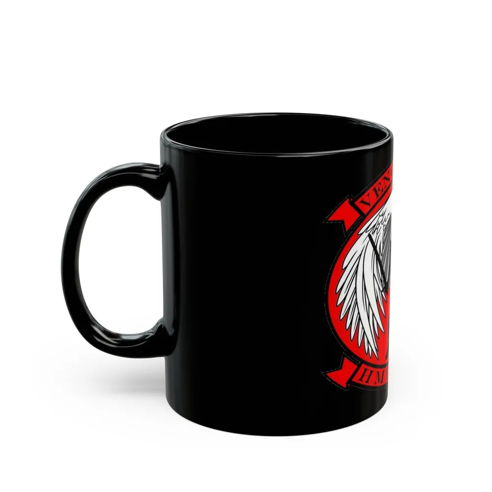 HMLA 469 Vengeance (USMC) Black Coffee Mug-Go Mug Yourself