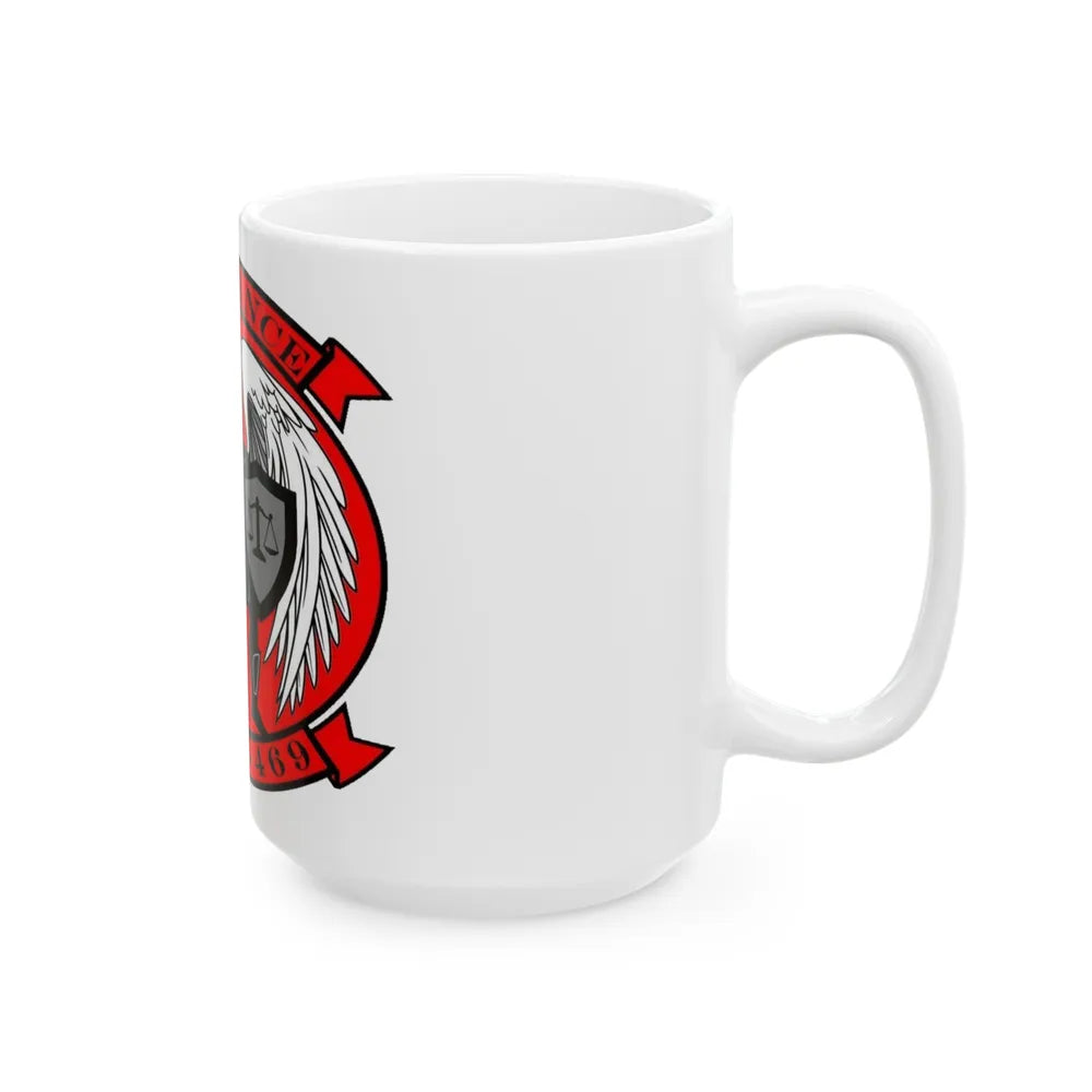 HMLA 469 Vengeance (USMC) White Coffee Mug-Go Mug Yourself