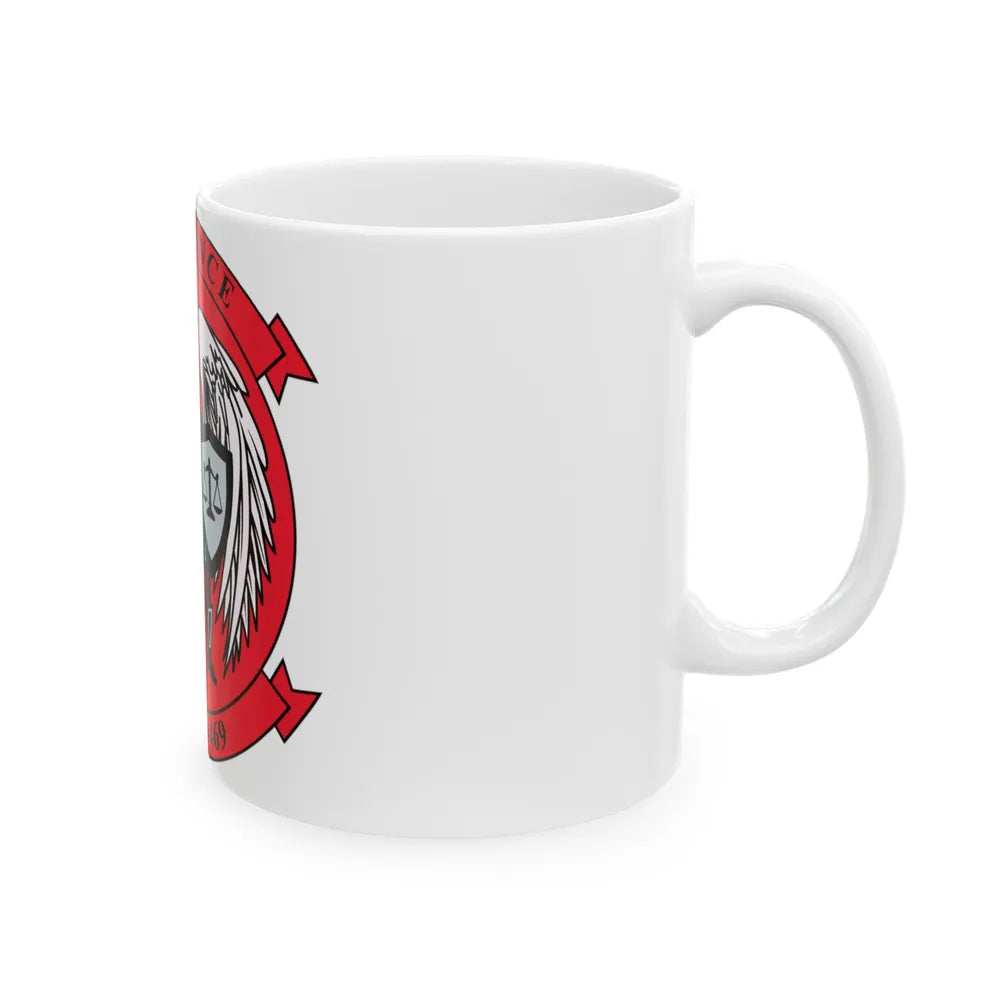 HMLA 469 Vengeance v2 (USMC) White Coffee Mug-Go Mug Yourself