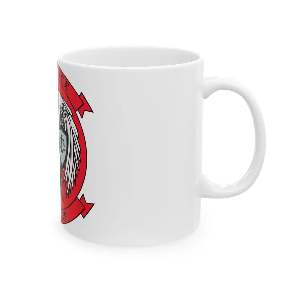 HMLA 469 Vengeance v2 (USMC) White Coffee Mug - Go Mug Yourself