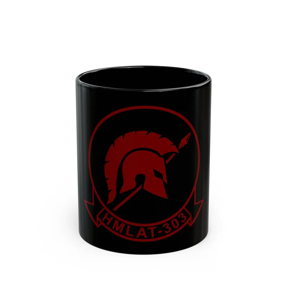 HMLAT 303 Atlas (USMC) Black Coffee Mug-11oz-Go Mug Yourself