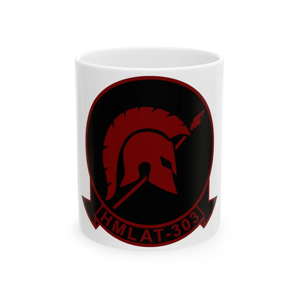 HMLAT 303 Atlas (USMC) White Coffee Mug-11oz-Go Mug Yourself