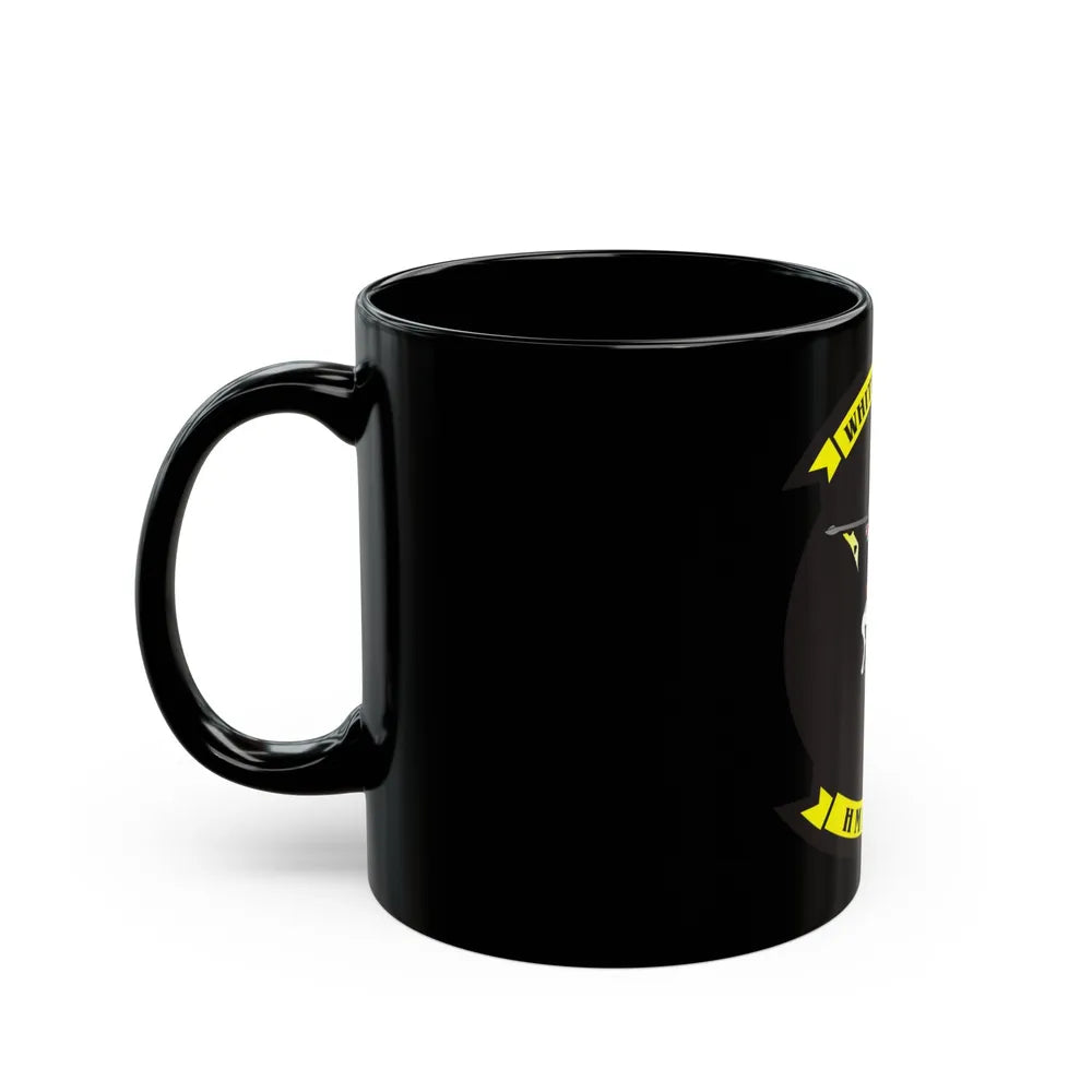 HMM 165 (USMC) Black Coffee Mug-Go Mug Yourself