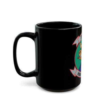 HMM 166 2 (USMC) Black Coffee Mug-Go Mug Yourself