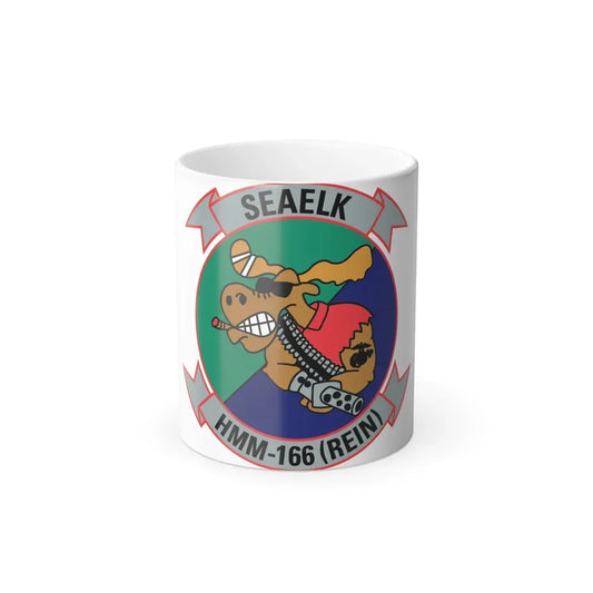 HMM 166 2 (USMC) Color Changing Coffee Mug 11oz - Go Mug Yourself