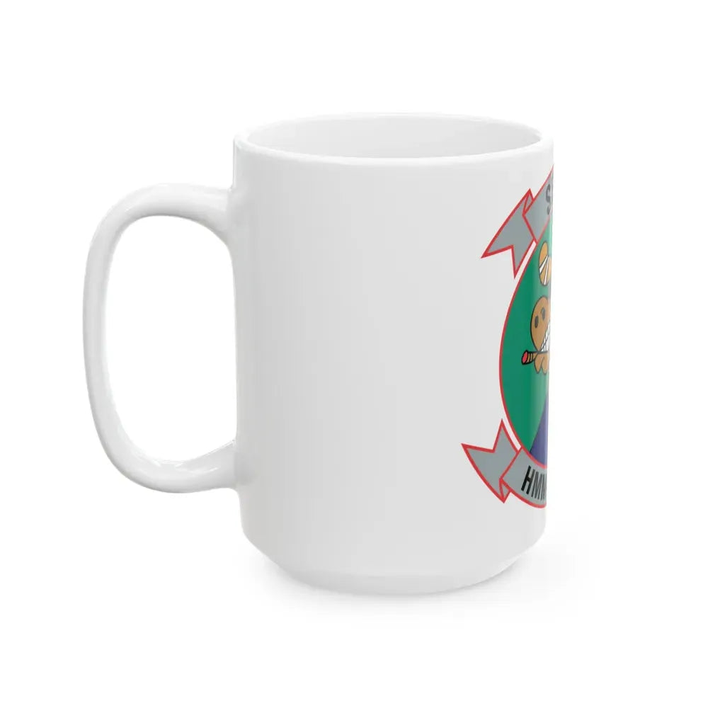 HMM 166 2 (USMC) White Coffee Mug - Go Mug Yourself