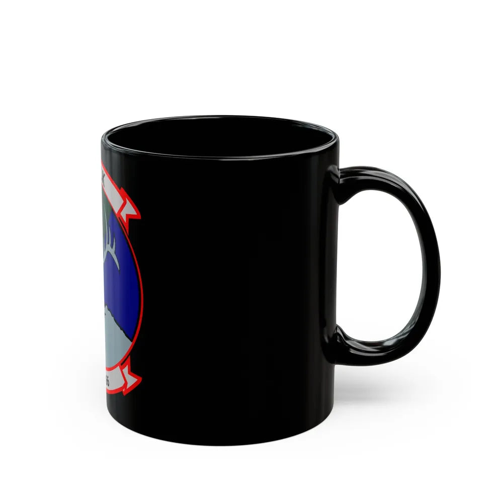 HMM 166 (USMC) Black Coffee Mug-Go Mug Yourself