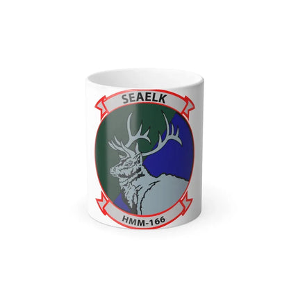 HMM 166 (USMC) Color Changing Coffee Mug 11oz - Go Mug Yourself