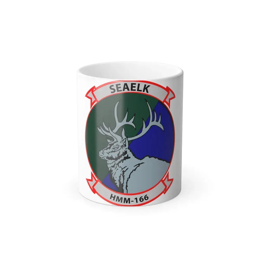 HMM 166 (USMC) Color Changing Coffee Mug 11oz - Go Mug Yourself