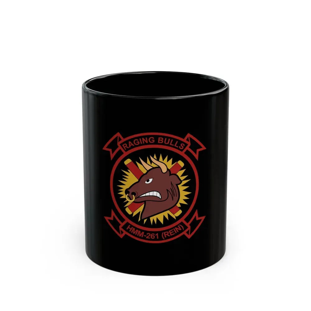 HMM 261 1 (USMC) Black Coffee Mug 11oz - Go Mug Yourself
