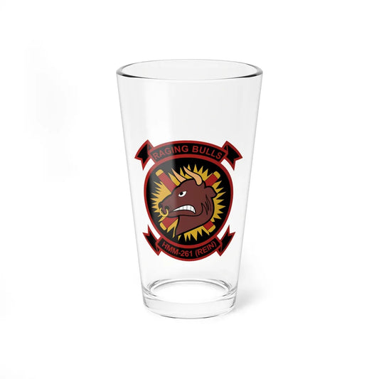 HMM 261 1 (USMC) Pint Glass 16oz-16oz-Go Mug Yourself