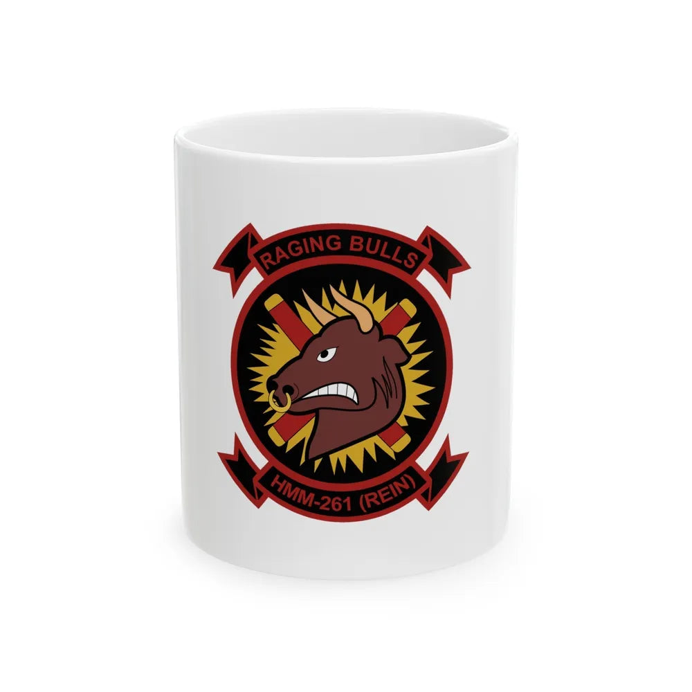 HMM 261 1 (USMC) White Coffee Mug-11oz-Go Mug Yourself