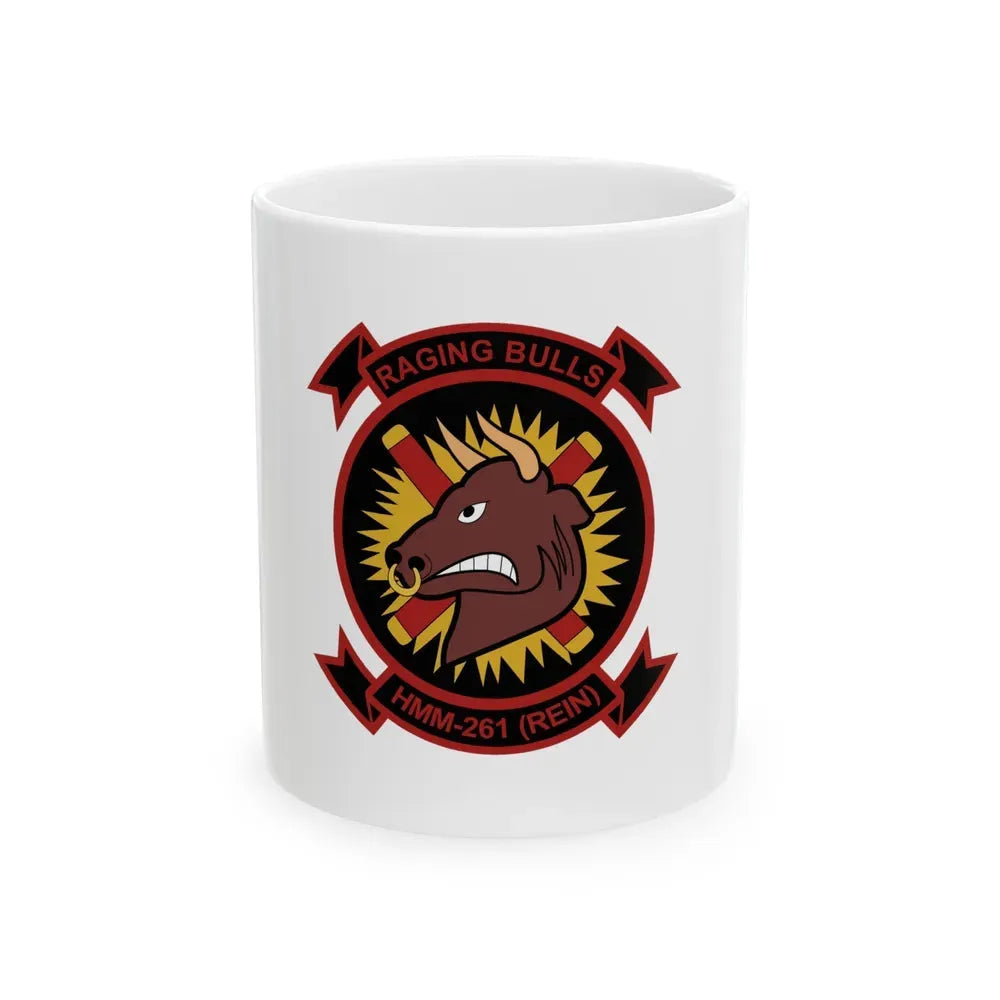 HMM 261 1 (USMC) White Coffee Mug 11oz - Go Mug Yourself