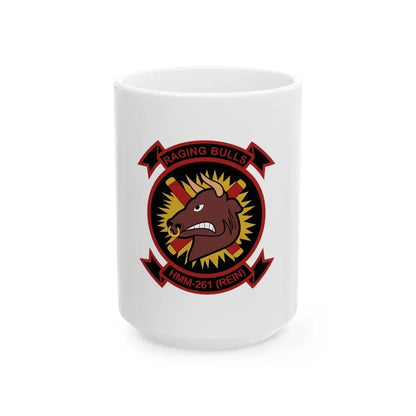 HMM 261 1 (USMC) White Coffee Mug 15oz - Go Mug Yourself