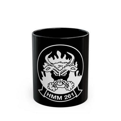 HMM 261 BW (USMC) Black Coffee Mug-11oz-Go Mug Yourself