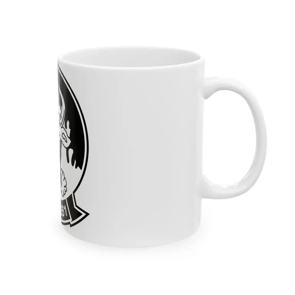 HMM 261 BW (USMC) White Coffee Mug - Go Mug Yourself