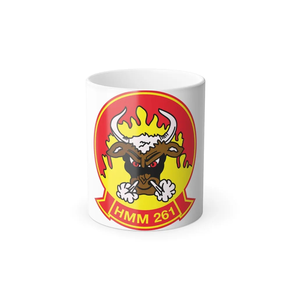 HMM 261 (USMC) Color Changing Mug 11oz-11oz-Go Mug Yourself