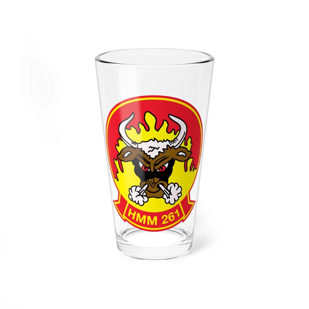 HMM 261 (USMC) Pint Glass 16oz-16oz-Go Mug Yourself