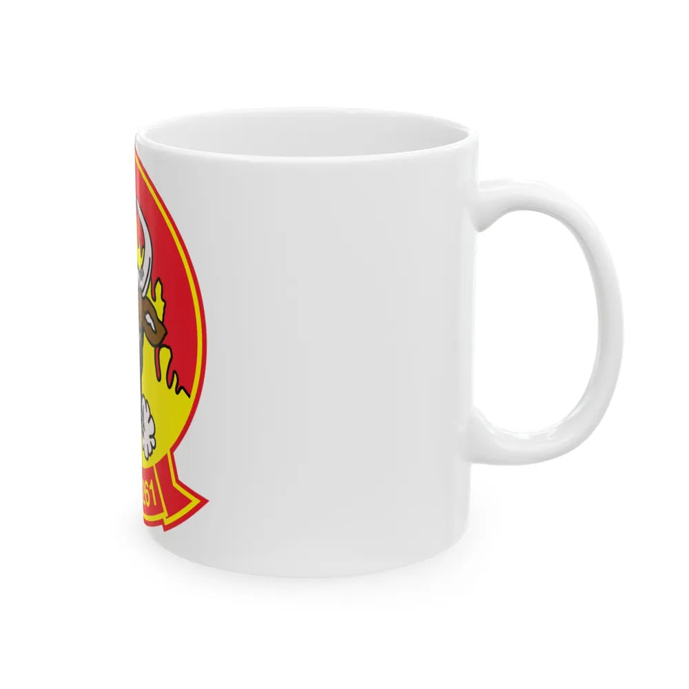 HMM 261 (USMC) White Coffee Mug-Go Mug Yourself