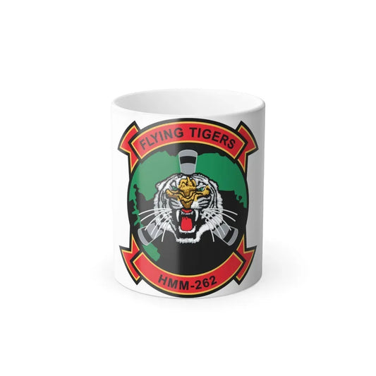 HMM 262 Flying Tigers (USMC) Color Changing Coffee Mug 11oz - Go Mug Yourself