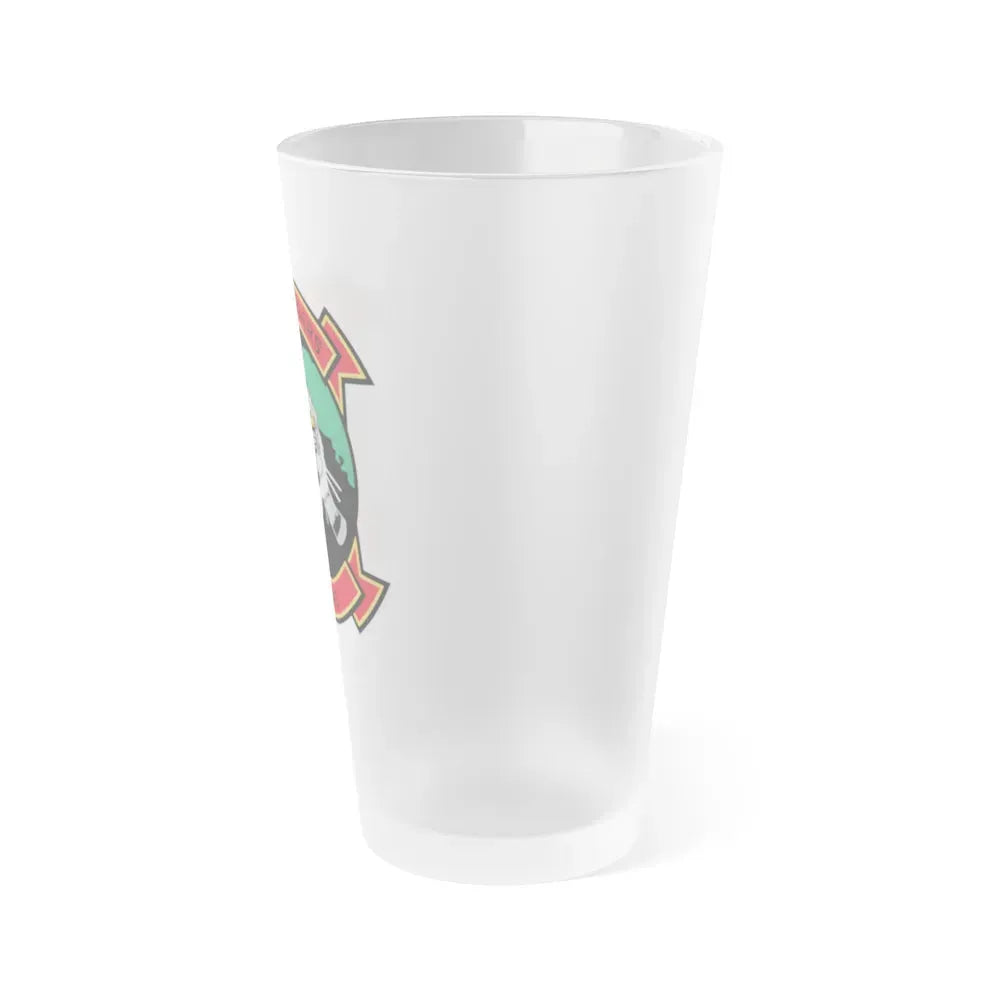 HMM 262 Flying Tigers (USMC) Frosted Pint Glass 16oz - Go Mug Yourself