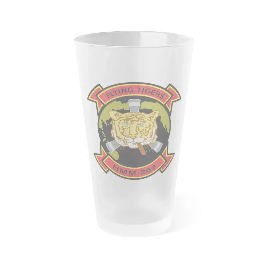 HMM 262 (USMC) Frosted Pint Glass 16oz Default Title - Go Mug Yourself
