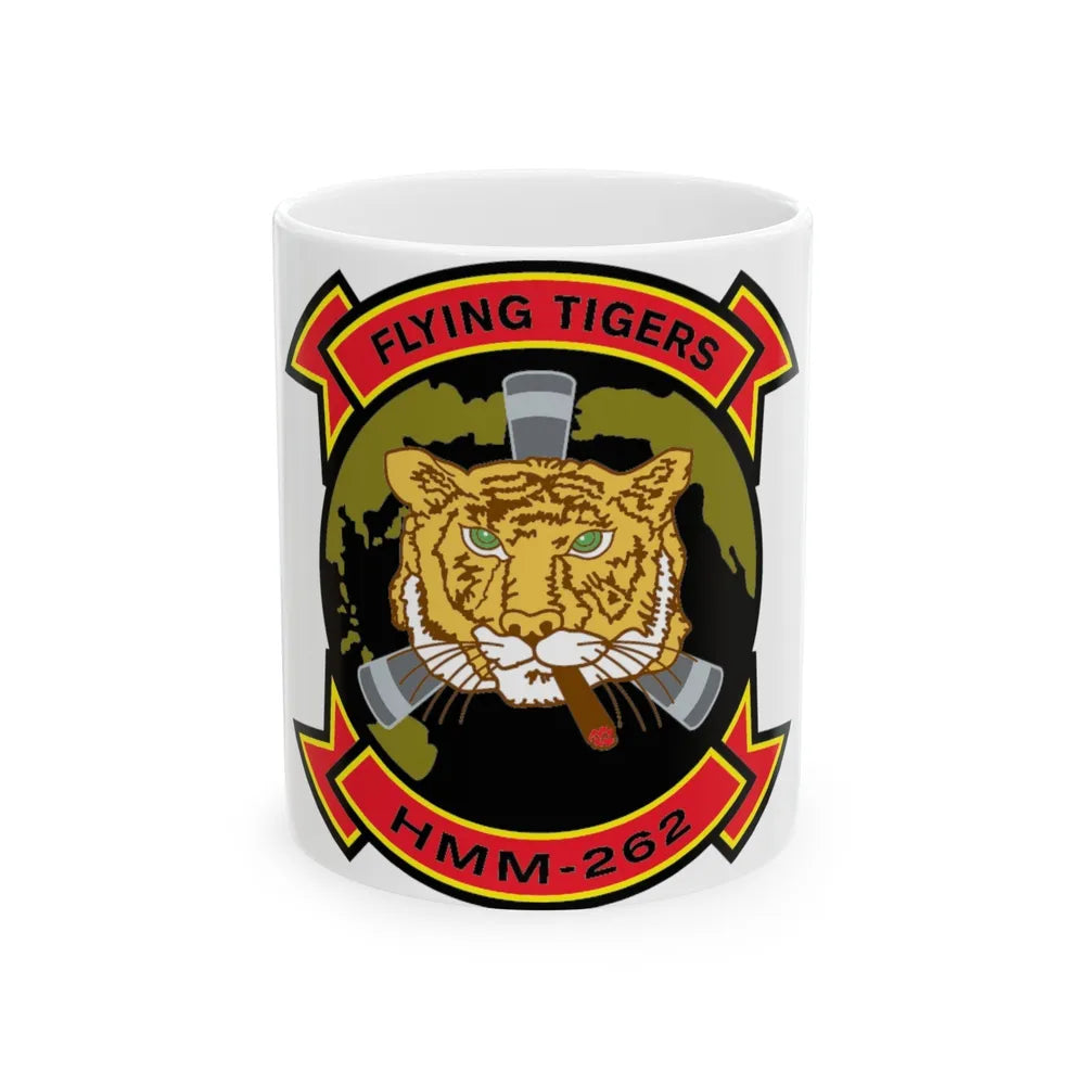 HMM 262 (USMC) White Coffee Mug-11oz-Go Mug Yourself