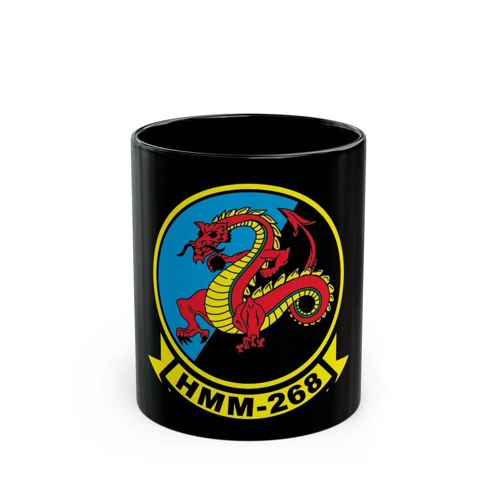 HMM 268 alt (USMC) Black Coffee Mug-11oz-Go Mug Yourself