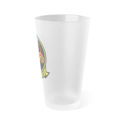 HMM 268 alt (USMC) Frosted Pint Glass 16oz-Go Mug Yourself