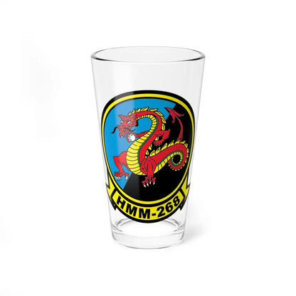 HMM 268 alt (USMC) Pint Glass 16oz-16oz-Go Mug Yourself